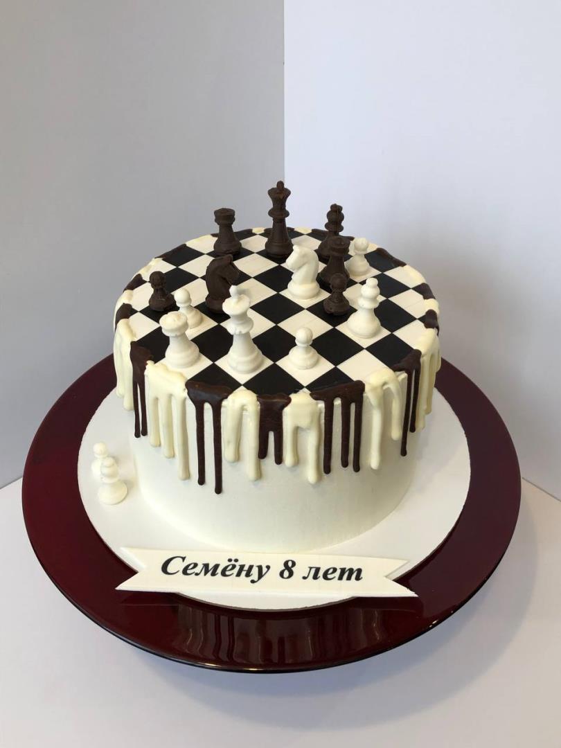 Шахматный Торт : Торты, пирожные