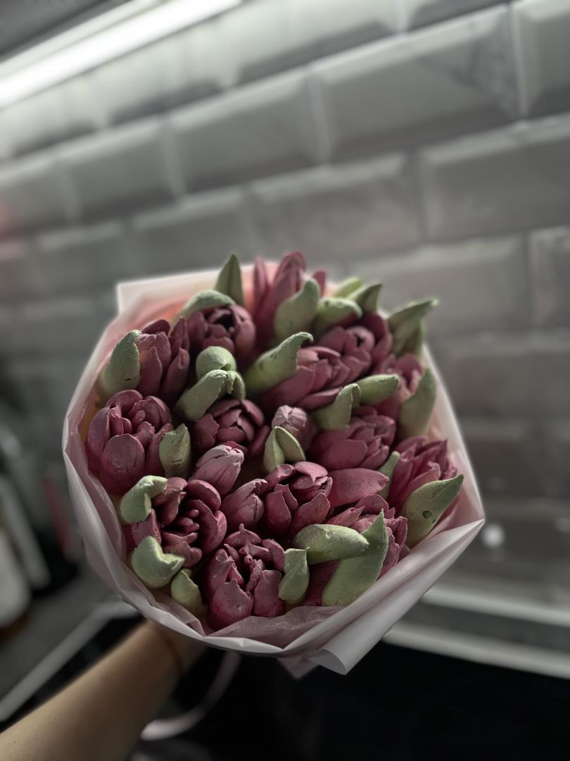 Зефирные тюльпаны