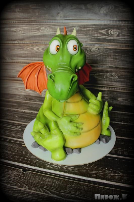 3Д торт дракон