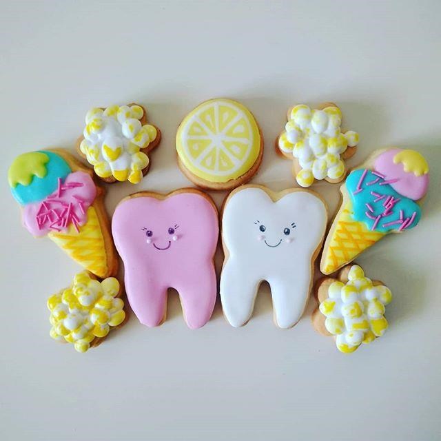 Печенье в форме зубиков
