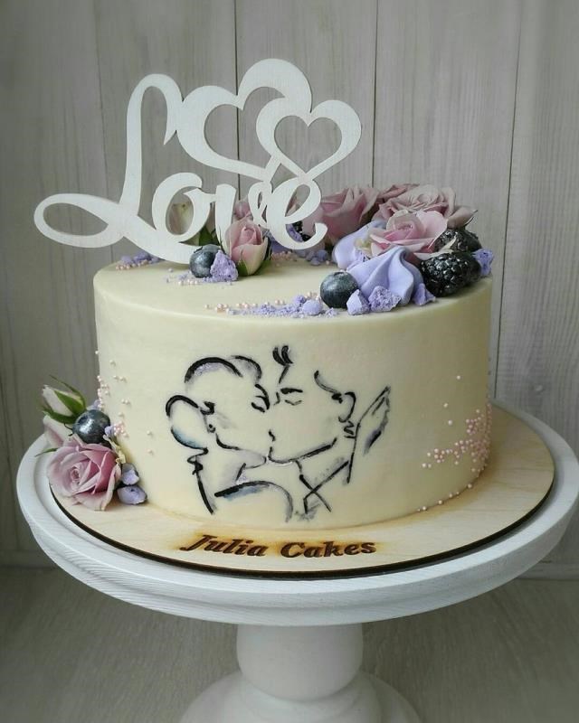Торт на годовщину свадьбы 15 лет фото