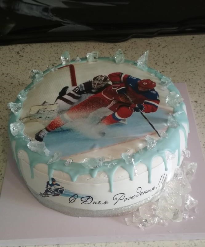 Торт для хоккеиста