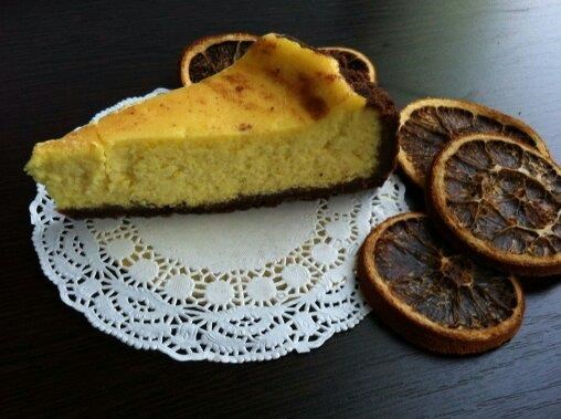 Торт апельсиновый чиз кейк