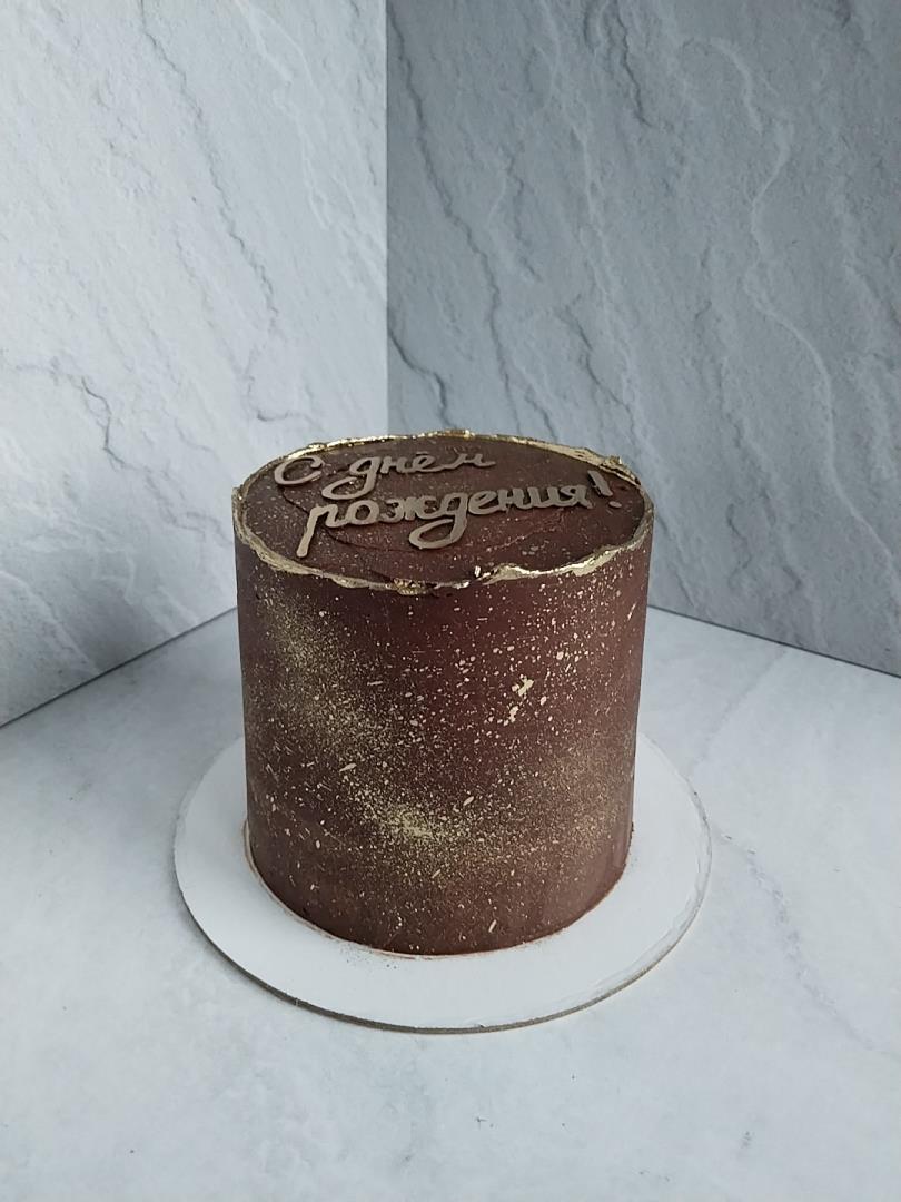 Бисквитный торт "Вишня - Шоколад" на День рождения