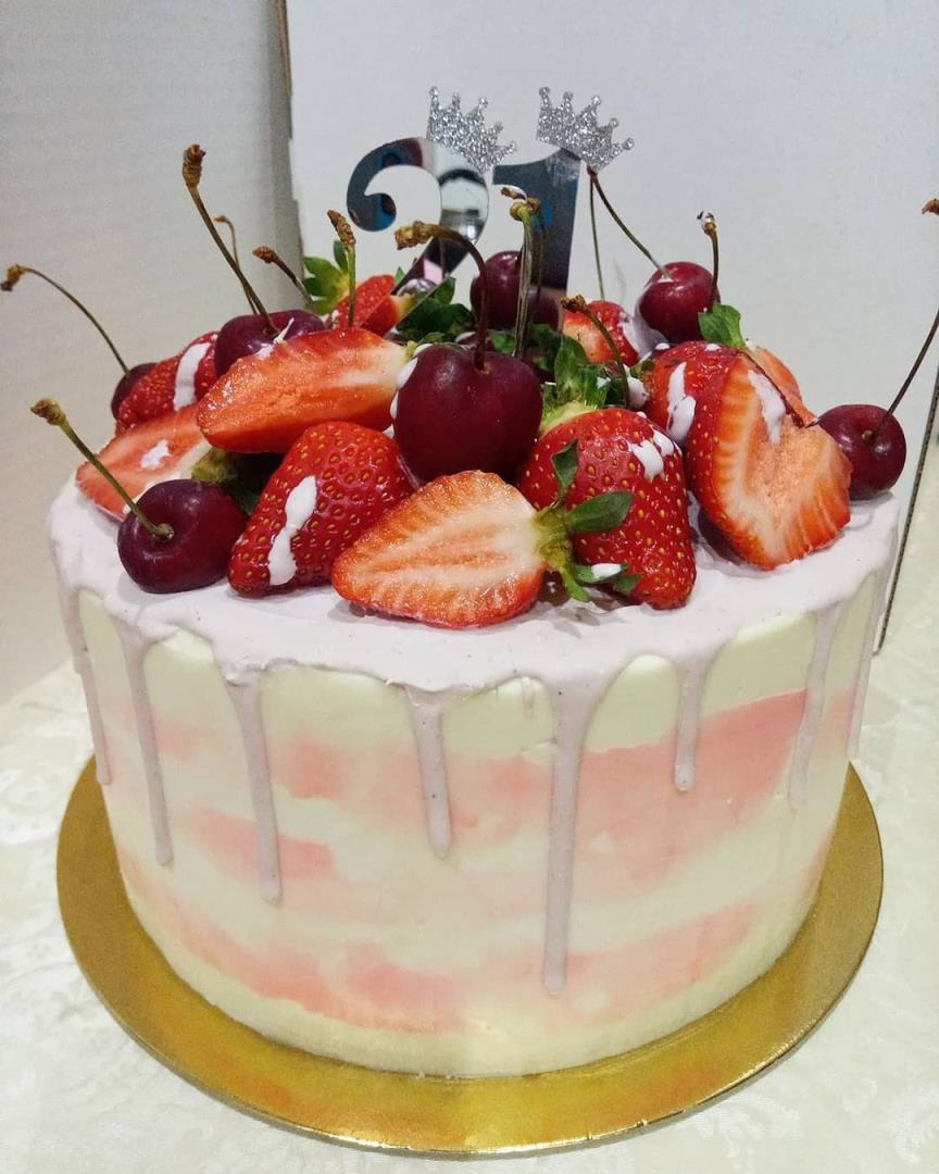 Торт для девушки на день рождение 21 год