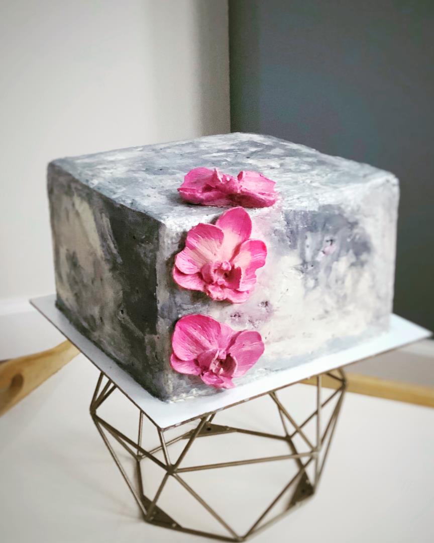 Свадебный торт  в стиле минимализм