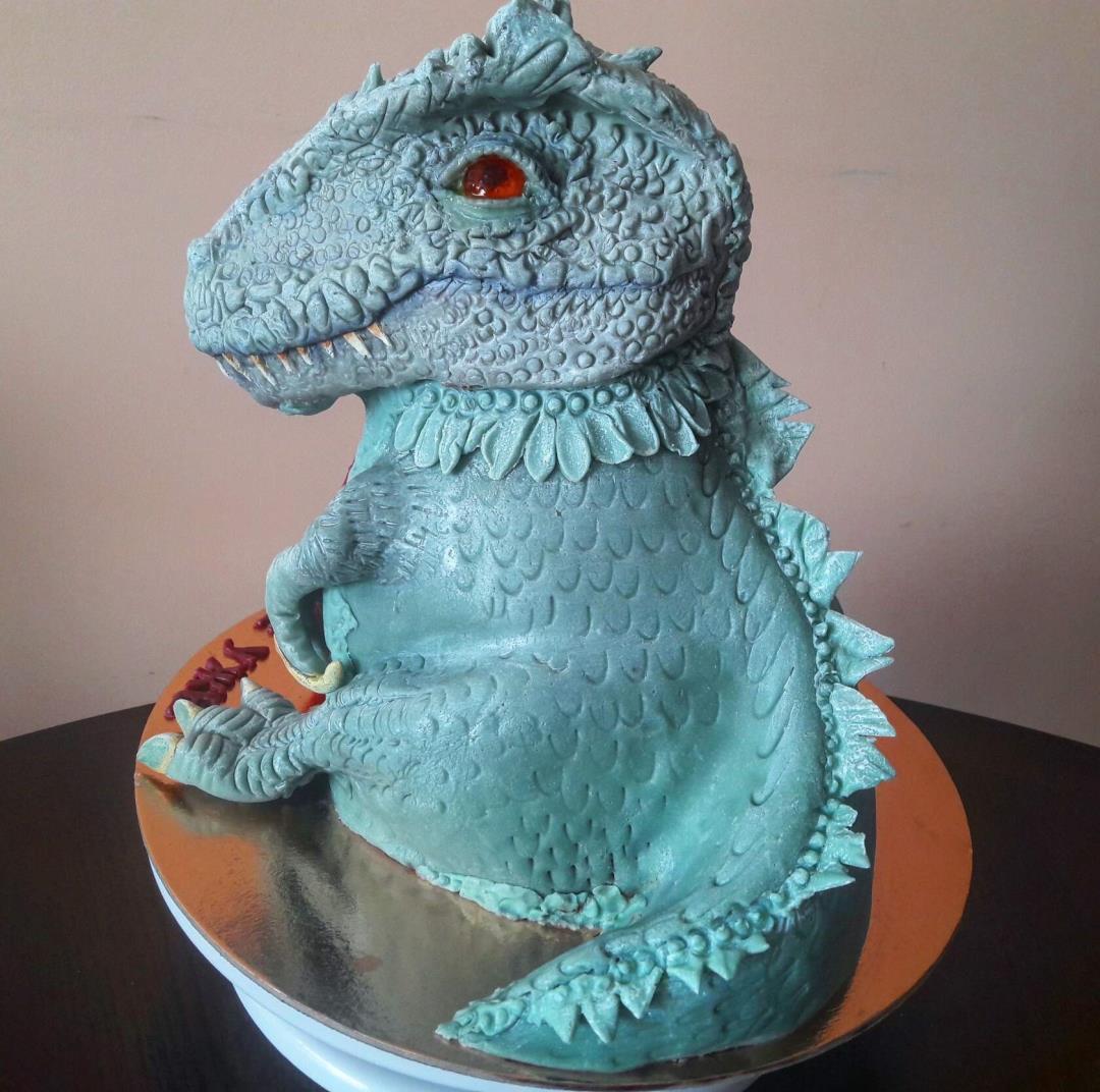 Торт детский-динозавр