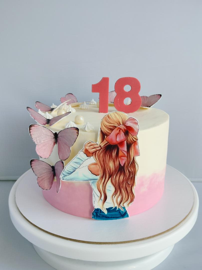Торт для девушки на 18 лет
