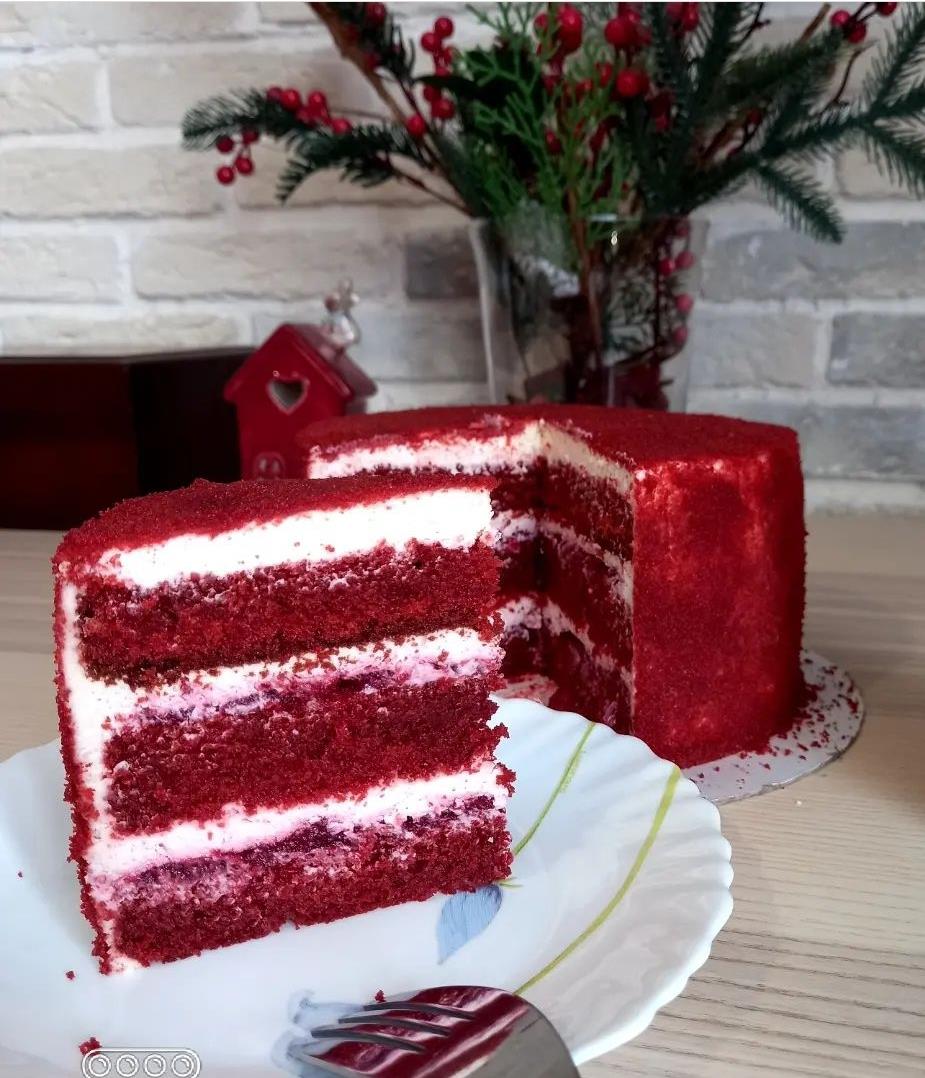 Торт  "Красный бархат "