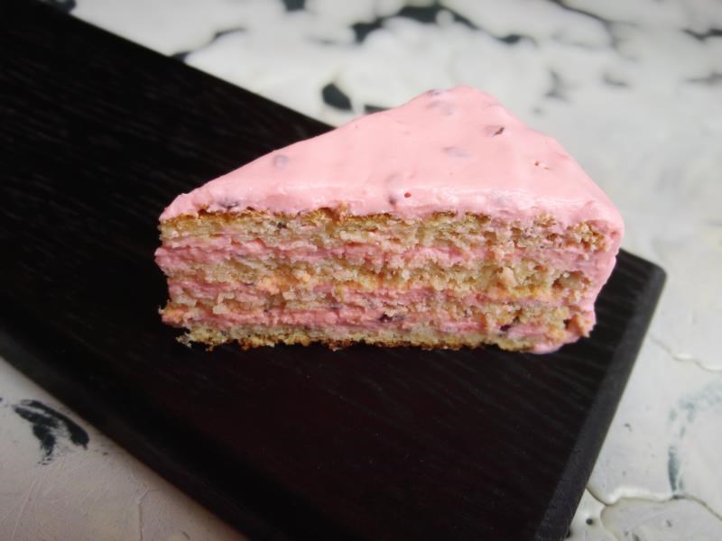 диетический пп торт "Клубничка"